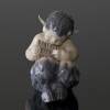 Faun playing flute, Royal Copenhagen figurine