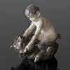 Faun med bj�rn, Royal Copenhagen figur