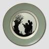 Royal Copenhagen Platte med Fyrt�jet, silhouet