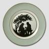 Royal Copenhagen Platte med H.C. Andersen eventyr, silhouet
