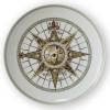 1976 Royal Copenhagen Compass plate, compass 1787