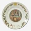 Peters jul Christmas plate no. 4, produced by Royal Copenhagen