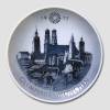 1972, Royal Copenhagen Olympic plate, M�nchen