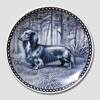 Tove Svendsen, Dog plate, long-haired dachshund