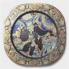 1977 Wiinblad Christmas plate, Crystal