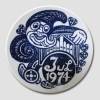 1974 Famous danish artists, Christmas plate