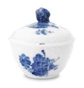 Blue Flower, braided, sugar bowl