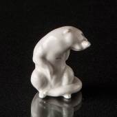 White Otter figurine, produced by Royal Copenhagen