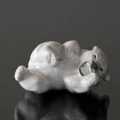 White Bear cub figurine, Royal Copenhagen no.21432