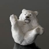 White Bear Cub figurine, Royal Copenhagen no. 22747