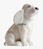 White dog, Royal Copenhagen figurine