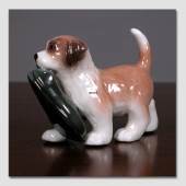 Sankt Bernhardshund, Royal Copenhagen hunde figur