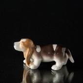 Basset hound, Royal Copenhagen hunde figur