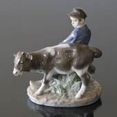 Boy with Calf, Royal Copenhagen figurine no. 772