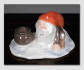 Nisse med Lysestage, Wiberg, Royal Copenhagen julefigur