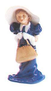 Udklædt pige, Royal Copenhagen figur