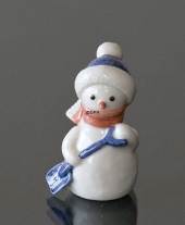 Snowman, Boy with Shovel, Royal Copenhagen winter series figurine