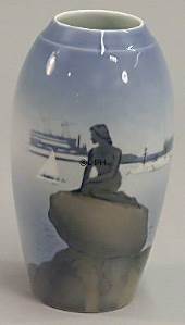 Vase with The Little Mermaid, produced by Royal Copenhagen