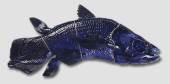 Blue Fish, curved, Royal Copenhagen figurine
