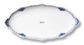 Prinsesse, Bl�, oval Asiet, produceret af Royal Copenhagen