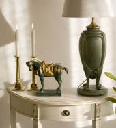 Horse, verdigrised bronze