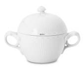 White Half Lace sugar bowl, capacity 20 cl, produced by Royal Copenhagen