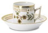 Flora Danica mokkakop, indhold 10 cl, produceret af Royal Copenhagen