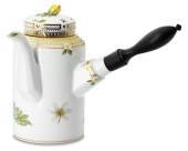 Flora Danica coffeepot with ebony handle, capacity 70 cl, produced by Royal Copenhagen