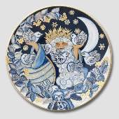 2002 The Snow Fairies' Christmas plate, King Cold, produced by Bing & Grondahl 