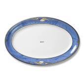 Magnolia, Blue with Gold, serving Dish, capacity 39 cl, produced by Royal Copenhagen