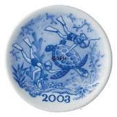 2003 Millennium plaquette, produced by Royal Copenhagen