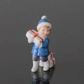 Figur ornament, Dreng med gaver