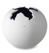 Globe, skål, x-large, blå, limited, produceret af Royal Copenhagen