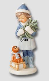 Annual Figurine, Girl with Fir