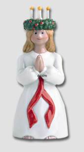 Lucia, Pige som Luciabrud, Royal Copenhagen figur