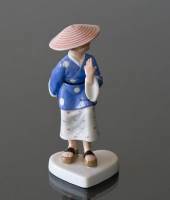 Dressed up Children, Chinese Girl, Royal Copenhagen figurine