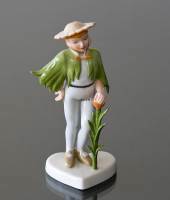 Dressed up Children, Flower Boy, Royal Copenhagen figurine