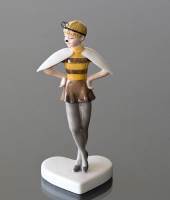 Fastelavn, Humlebi, udklædt barn, Royal Copenhagen figur