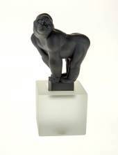 Black Gorilla, Royal Copenhagen monkey figurine