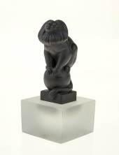 Sort løveabe, Royal Copenhagen figur af abe