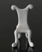 White Musica figurine, Throne, Royal Copenhagen figurine