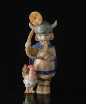 Annual Vikings, boy, Gorm with lyre