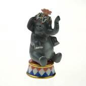 Circuselefant, Royal Copenhagen figur i serien Mini Cirkus figurer