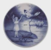 H. C. Andersen Plaquette no. 2, Thumbelina, Produced by Royal Copenhagen