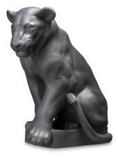 Black Lion sculpture, Royal Copenhagen figurine