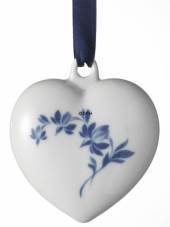 Royal Copenhagen Annual Heart, blue night shadow