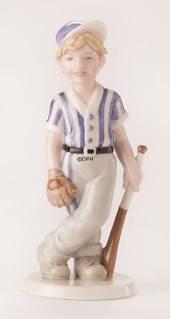 Baseballspiller, Royal Copenhagen figur