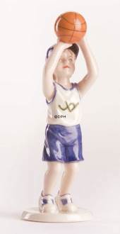 Basketball player, Royal Copenhagen figurine