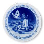 H. C. Andersen Plaquette med Tommelise, produceret af Royal Copenhagen
