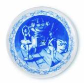 H. C. Andersen Plaquette with The Brave Tinsoldier, produced by Royal Copenhagen